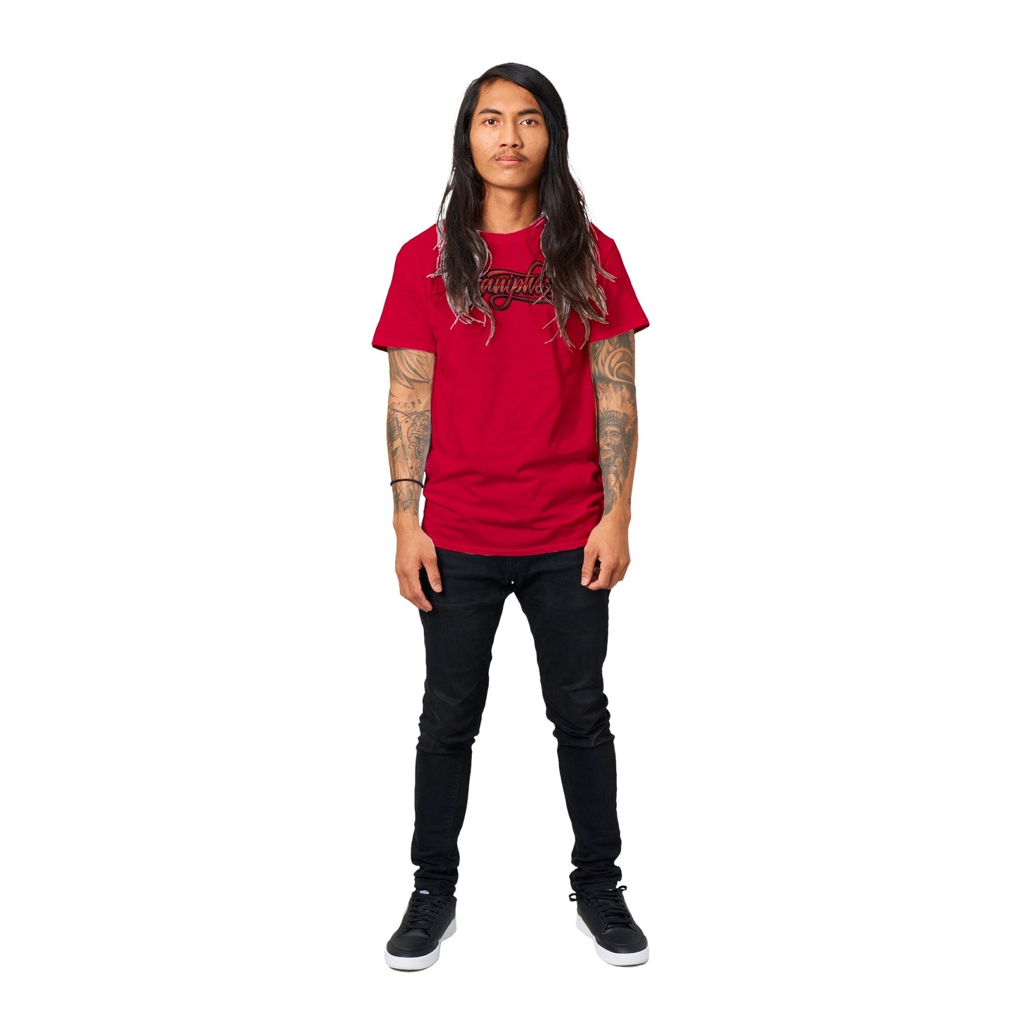 Manipheste Red Logo T-Shirt (Mens) - Manipheste